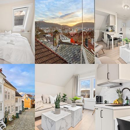 Ferienwohnung View To Bryggen - Renovated Dec 24 - Historic Cobblestone Street Bergen Exterior foto